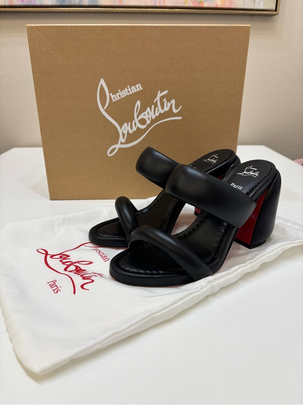 🖤 Christian Louboutin Inflama Sab 85 Sandals — NWT — Sz 36